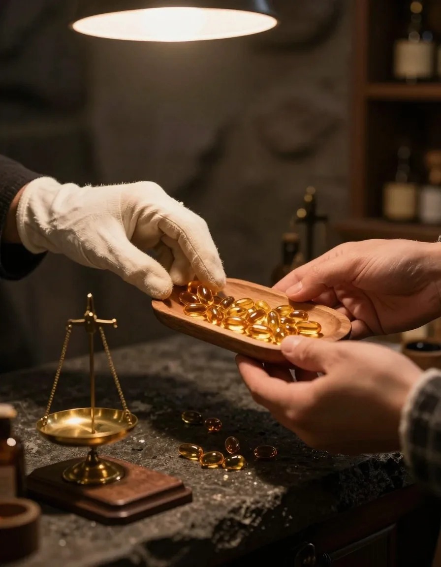 Quality inspection station for supplement capsules